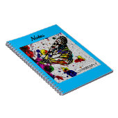 Summerfly Note Livre Arrière - plan bleu (Côté Droit)