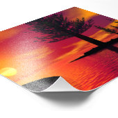 Summerland Sunset Foto Afdruk (Hoek)