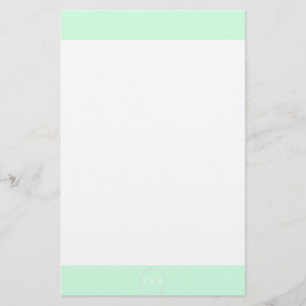 Summermint Pastel Green Mint Wedding Briefpapier