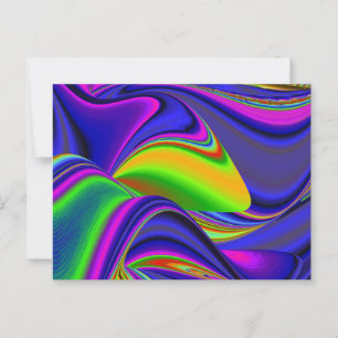 Summerrainboeg, Abstracte 3D Rainbowart Briefkaart