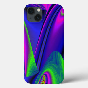Summerrainboeg, Abstracte 3D Rainbowart iPhone 13 Hoesje