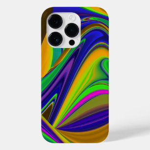 Summerrainboeg, Abstracte 3D Rainbowart Case-Mate iPhone 14 Pro Hoesje