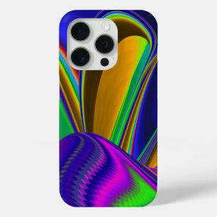 Summerrainboeg, Abstracte 3D Rainbowart iPhone 15 Pro Case