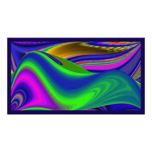 Summerrainboeg, Abstracte 3D Rainbowart Foto Afdruk