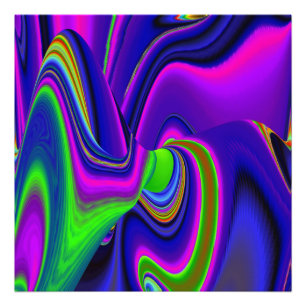 Summerrainboeg, Abstracte 3D Rainbowart Foto Afdruk