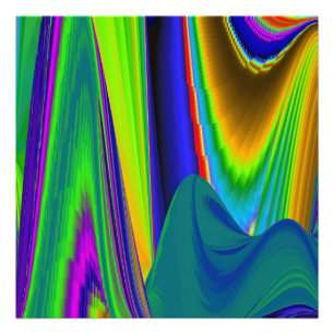 Summerrainboeg, Abstracte 3D Rainbowart Foto Afdruk