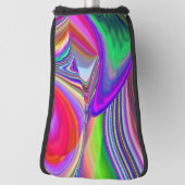Summerrainboeg, Abstracte 3D Rainbowart Golfheadcover (Draai 90)