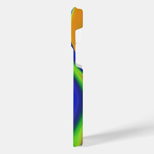 Summerrainboeg, Abstracte 3D Rainbowart iPhone Hoesje (Linkerkant)