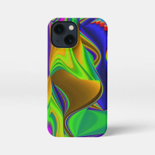 Summerrainboeg, Abstracte 3D Rainbowart iPhone 13 Mini Hoesje
