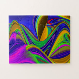Summerrainboeg, Abstracte 3D Rainbowart Legpuzzel