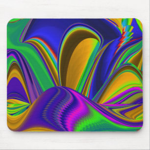 Summerrainboeg, Abstracte 3D Rainbowart Muismat