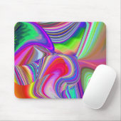 Summerrainboeg, Abstracte 3D Rainbowart Muismat (Met muis)