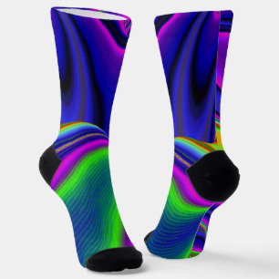 Summerrainboeg, Abstracte 3D Rainbowart Sokken