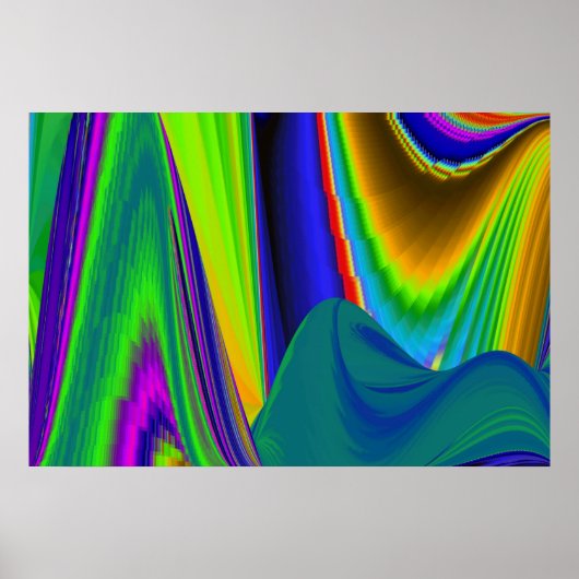 Summerrainbow, Poster Rainbowart 3D Abstrait (Devant)