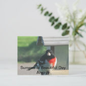 Summers Beautty Briefkaart (Staand voorkant)