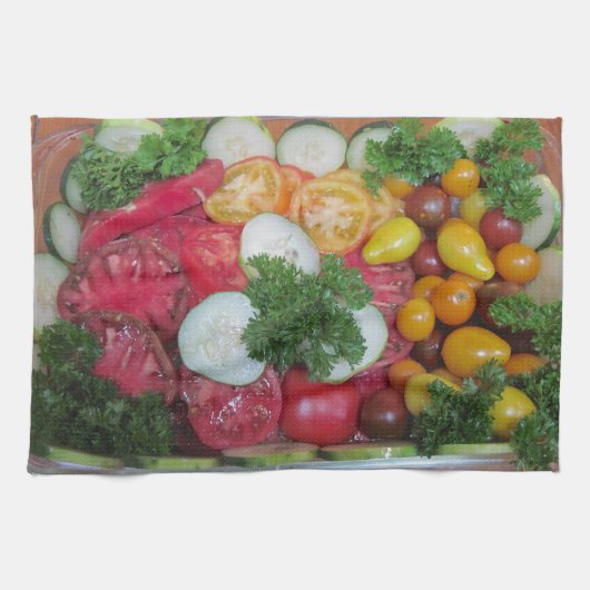 Summer's Bounty Dish Towel Theedoek (Horizontaal)