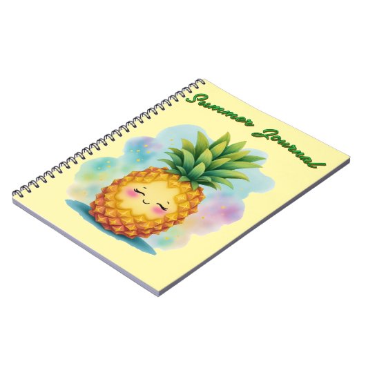 Summer's Journal Happy Pineapple Carnet (Côté gauche)