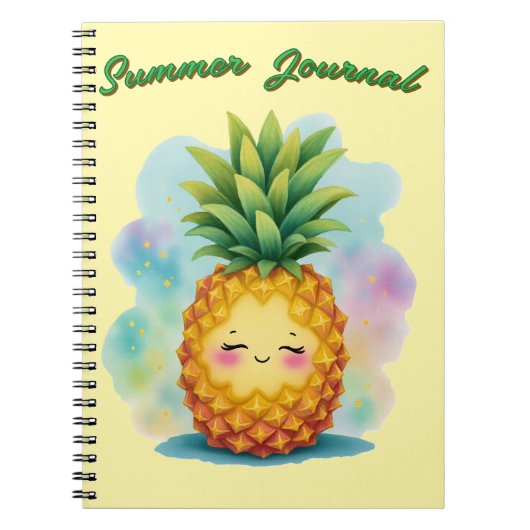 Summer's Journal Happy Pineapple Notitieboek (Voorkant)