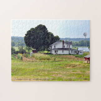 Summertime Amish Boerderij Legpuzzel