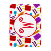 Summertime Bevroren juisebangmonogram Magneet (Verticaal)