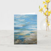 "Summertime Blues" - Carte pour notes (Fleur jaune)