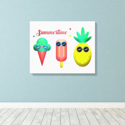 Summertime Canvas Afdruk (Insitu (Houten vloer))