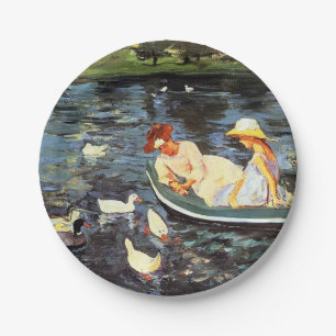 Summertime (door Mary Cassatt) Papieren Bordje