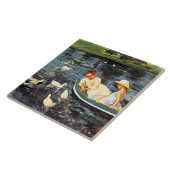 Summertime (door Mary Cassatt) Tegeltje (Zijkant)