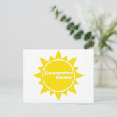 Summertime Forever Briefkaart (Staand voorkant)