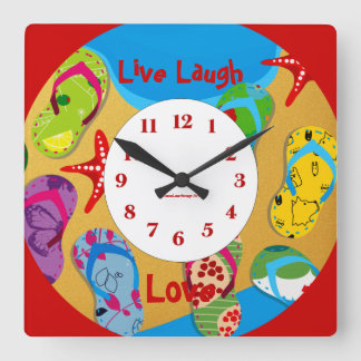 Summertime Fun Wall klok