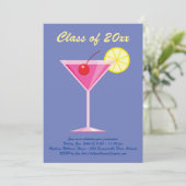 Summertime Graduation Party - Paars Kaart (Staand voorkant)