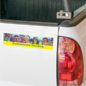 Summertime lezen bumpersticker (Op Truck)