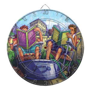 Summertime lezen dartbord