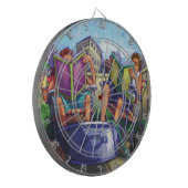 Summertime lezen dartbord (Voorkant Links)