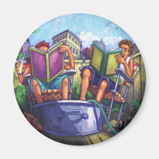 Summertime lezen magneet (Voorkant)