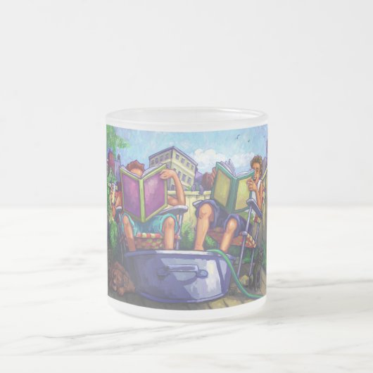 Summertime lezen matglas koffiemok (Center)