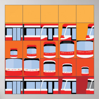 Summertime (nieuw) Streetcar Poster