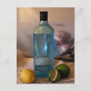 "Summertime", nog steeds leven met flesje en citru Briefkaart