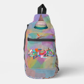 Summertime Print Cut Sew Bag Sling Bag (Voorkant)