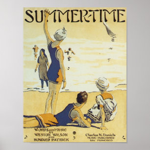 Summertime  Songbook Hoesje Poster