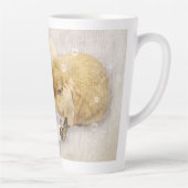 Summertime Sunflower Bunny Latte Mok (Rechts)