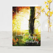 Summertime Swing Birthday Kaart (Gele Bloem)