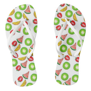 Summertime-Teenslippers voor fruitontwerp Teenslippers