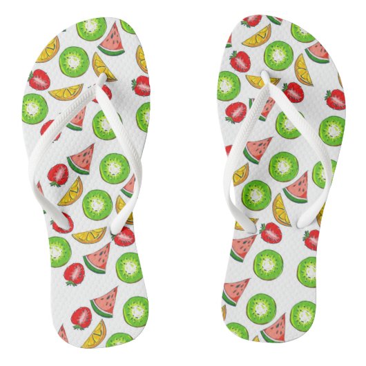 Summertime-Teenslippers voor fruitontwerp Teenslippers (Voetbed)