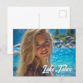 Summertime Vacation Family Photo Briefkaart (Voorkant / Achterkant)