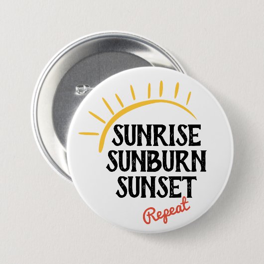 Summertime Vibes Button (Voorkant /achterkant)