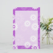 Summertime Violet Stationery Briefpapier (Staand voorkant)