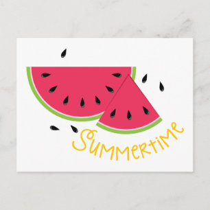 Summertime Watermeloen Briefkaart