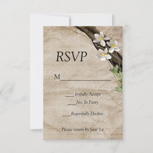 Summertime Wedding RSVP (Voorkant)