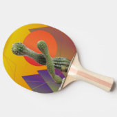 Summertine Ping Pong Paddle, rood rubber achterkan Tafeltennisbatje (Zijkant)